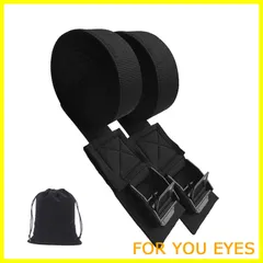 【数量限定】YFFSFDC ラッシングベルト荷締めラチェットベルト 多用途 荷物 運搬用 固定ベルト 荷締機 カムバックル式 自動車ベルト バイクベルトラッシングストラップ（カムバックル）長さ 3m× 幅2.5cm 2本セット ラチェットベルト