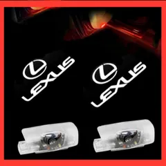 レクサス　ロゴ　カーテシランプ　ウェルカムライト ウェルカムランプ　２個