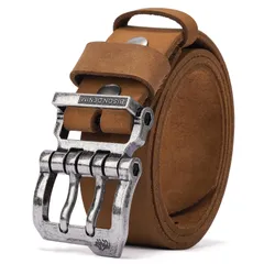 特別価格　メンズ 本革 大きいサイズ メンズ ベルト DENIM]ベルト カジュアル 革ベルト ジーンズ用ベルト 作業用ベルト 紳士用ベルト [BISON さ調節可能 さ105cm～130cm 化粧箱付き 父の日 プレゼント