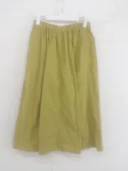 ◇ MARINE ＆ WORK PAR ICI パーリッシィ ロング フレア スカート サイズF マスタード系 レディース P  【1302220009313】のサムネイル