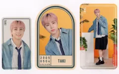 【中古】シール・ステッカー TAKI ダイカットステッカーセット(3枚組) 「エニマイ・ロト ＆TEAM “DENIM”」 E賞