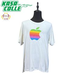 【Apple】アップル カラフルロゴ The Mac Zone Tシャツ XL