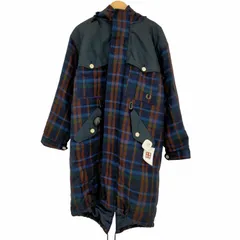 フレッドペリー FRED PERRY PANELLED FISHTAIL PARKA チェック モッズコート メンズ import：S のサムネイル