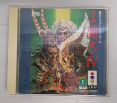 【開封品】 3DOソフト　三國志4【動作未確認、ケース擦れ等有】
