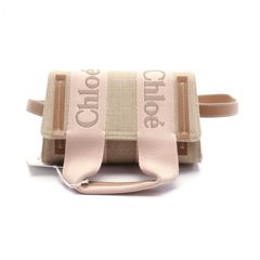 クロエ Chloe ウエストバッグ ボディバッグ WOODY CHC24AS681L1726Y ブラッシュベージュ キャンバス レザー 2wayショルダーバッグ レディース 新品