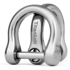 キーリング チタン dリング 鍵 車 バイク キーホルダー かわいい キーチェーン 中 （2個入り）