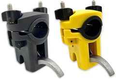 JYFACTORY ピトンクランプ ロッドキーパー 石鯛 竿受け タマン クエ 黒 黄 2個(黒・黄,  黒1個・黄1個)