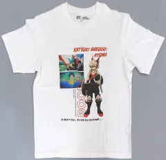 僕のヒーローアカデミア　UT UNIQLO　ヒロアカ　爆豪勝己　Tシャツ　XL UNIQLO ヒロアカ 爆豪勝己 UT Lサイズ - メルカリ