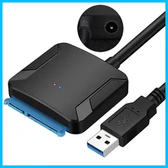 【在庫処分】YFFSFDC SATA USB 変換ケーブル 3.5/2.5インチ HDD SSD UASP対応 SATA USB変換アダプター SATA USB3.0 変換ケーブル 高速伝送 PS4 Windows/Mac OS/Linux/Chrome OS