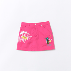 【認定リユース品】ライトツイル ストレッチ エンブ スカート