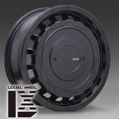 レクセル ホイール 新品 アルミホイール SwaGGer old style スワッガー マットブラック/ブラックプレート 16インチ 16×7.0 +35 114.3-5H 1本からのサムネイル
