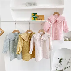 韓国風子供服 ベビー服 女の子 きれいめ カジュアル 長袖 トップス Tシャツ