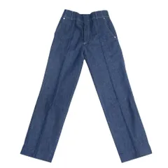 人気 エブール リアクティブデニム ワイド ストレート パンツ インディゴ 36 美品 エブール リアクティブデニム ワイド ストレート パンツ