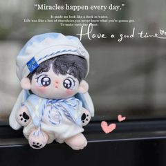 10cmぬい服かわいいうさ耳帽子のセーラー風セット ぬいぐるみ服 3点セット 棉花娃娃 cotton doll 10cmdollドール衣装 綿人形かわいい着せ替えぬいぐるみ