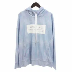 リサウンドクロージング/RESOUND CLOTHING DENIM RUSH LOOSE HOODIE デニム ラッシュ パーカー ライトブルー  サイズ メンズ1のサムネイル