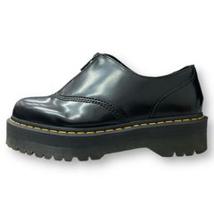 Dr.Martens 25451001 AURIAN II QUAD オウリアン 2 クアット ジップ レザー シューズ 短靴 ドクターマーチン UK8  76496A1