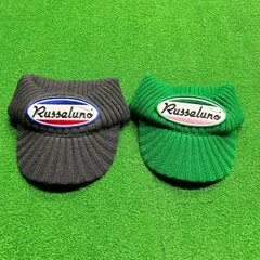 Russeluno ラッセルノ クレイジーパターン ロゴ 総柄 サンバイザー Russeluno ラッセルノ クレイジーパターン ロゴ 総柄 サン