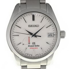 値下 セイコー SEIKO SBGA129 グランドセイコー AJHH特別限定 小山薫堂モデル 雪白 ダイヤル メンズ 良品 箱付き K#137187
