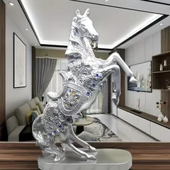 美品〛✦跳ね馬 陶器 大理石 フィギュリン 置物✦ 【公式通販】