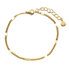 【ゴールド × ワンサイズ】[Cream dot. クリームドット公式] ブレスレット レディースステンレス製 金属アレルギー つけっぱなし サージカルステンレス ステーションチェーンのサムネイル