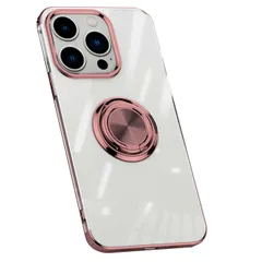 iPhone15 Pro Max ケース アイフォン15 プロマックス  スマホリング 耐衝撃 薄型 ケース 【Color】 ピンク