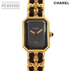 シャネル CHANEL プルミエール Mサイズ H0001 ヴィンテージ レディース 腕時計 ブラック ゴールド ウォッチ Premiere 90290769