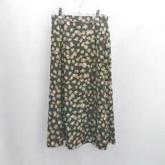 ◇ Θ le.coeur blanc ルクールブラン ロング フレア スカート サイズ38 ブラック レディース E  【1502030010176】