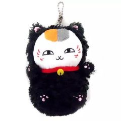[중고]키홀더·마스코트(캐릭터) 냥코 선생님(검은 고양이) 옷차림 마스코트