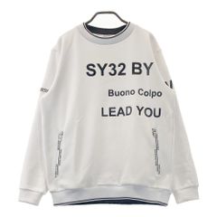 サイズ：L SY32 BY SWEET YEARS GOLF エスワイサーティトゥ 2023年モデル スウェットトレーナー  ホワイト系 [240101487975] ゴルフウェア メンズ ストスト