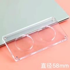 缶バッジ ディスプレイケース　コレクションケース　直径58mmまで対応　高品質　2枚用