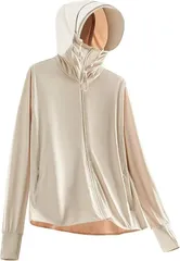 アウトレット [VICALLED] ラッシュガード レディース 接触冷感 uvカットパーカー 長袖  UPF50+ 通気 軽量 ラッシュパーカー 夏 日焼け防止 アウター 紫外線カッ 訳あり未使用品/送料無料/激安処分