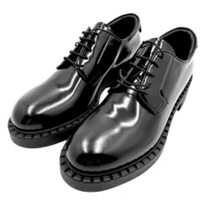 PRADA ローファー　箱あり　27.0㎝ PRADA☆直営店買付☆モノリス ブラッシュドレザー ローファー