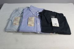 無印良品　コットン ボタンダウン 長袖シャツ 2点　H＆M 袖シャツ 1点 まとめ売り