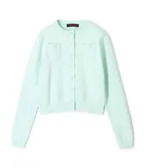 CABaN コットンカシミヤ クルーネックカーディガン