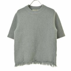 美品✨】DEMYLEE ローゲージコットン 春ニット コットン100% 半袖