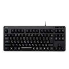 エレコム(ELECOM) キーボード 有線 メンブレン コンパクトキーボード ブラック TK-FCM103XBK
