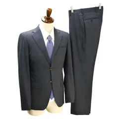 ONLY オンリー REDA 2パンツ 2つボタン シングルスーツ 袖口4つボタン Y7 L ダークグレー ノータック 本切羽 春秋冬 5NH038 【送料無料】【中古】【メンズビジネス】202508