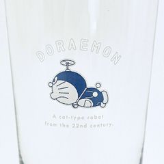 도라에몽 인디고 하단 컬러 글라스 (L) 컵 일본제