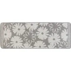 【2個セット】 ルックス キッチンマット シュクレ 約45×120cm グレー