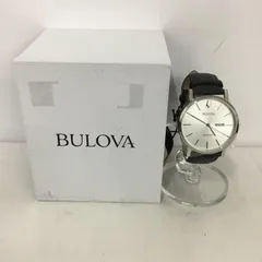 BULOVA ブローバ 腕時計 アナログ（自動巻き） 96C130 箱有 レザーベルトのサムネイル