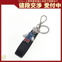  プラダ キーホルダー 2PP040 ブラック レザー