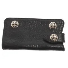CHROME HEARTS (クロムハーツ) KEY CASE キーケース クロスボールボタンレザーキーケース キーケース ブラックのサムネイル