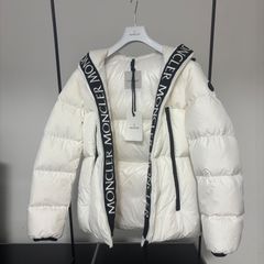 モンクレール★MONTCLA(モンクラ)フーデッドダウン★ホワイト★サイズ1★国内正規品★美品
