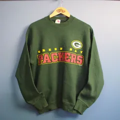 USA古着　90's アメリカ製 ビンテージ　スウェット　PACKERS　パッカーズ　トレーナー　Mサイズ グリーン　NFL ロゴ　made in USA