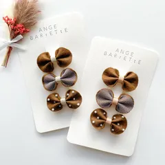 【3点セット】ベビーヘアクリップ ヘアピン ハンドメイド