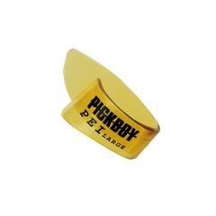 Pickboy ピックボーイ ギターサムピック TP-PEI/L きいろ L-size P.E.I素材 1個入り フィンガーピッキングのスタイルで使用します