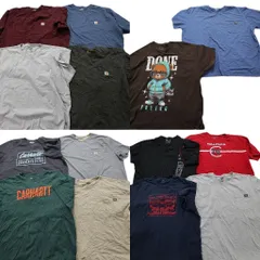 古着卸 まとめ売り ブランドMIX 半袖Tシャツ 14枚セット (メンズ 3XL /4XL ) リーバイス ディッキーズ 中古 古着 NA0103