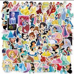 《신품 미사용》Disney 프린세스 A플레이크 씰