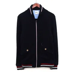 タケオキクチ ミクスパイス TK MIXPICE ブルゾン ジャケット 無地 ライン 切替リブ 綿混 L ブラック 黒 /HT31のサムネイル