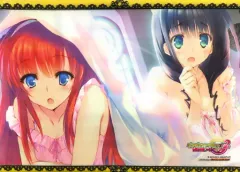 【中古】タペストリー アリシア・ハート＆メルヴィ・コネット・リゼリエッタ・スフレ A3タペストリー 「PS Vitaソフト ダンジョントラベラーズ2 王立図書館とマモノの封印」 ゲーマーズ購入特典